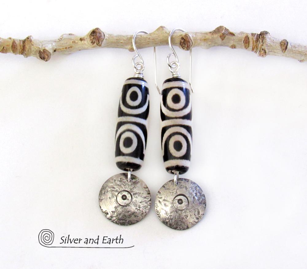 Tibetan on sale silver earrings